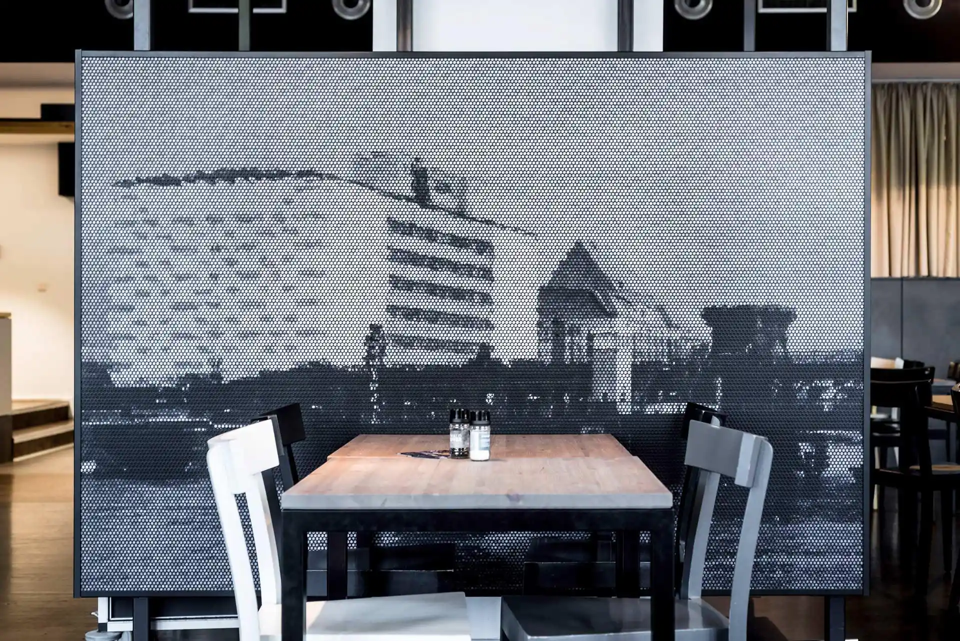 Schalldämmung Wandpaneele perforiert Künstlerische Design Akustikbild Metal Kunst lochplatte