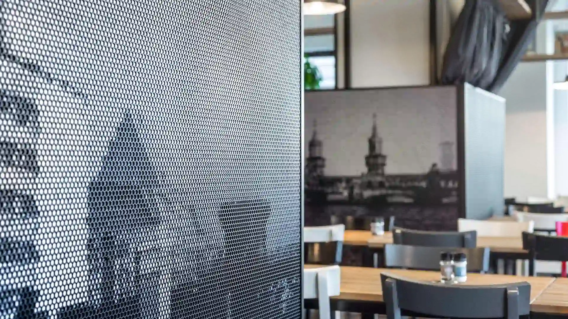 Wandpaneele perforiert Künstlerische Design Raumakustik Klima
